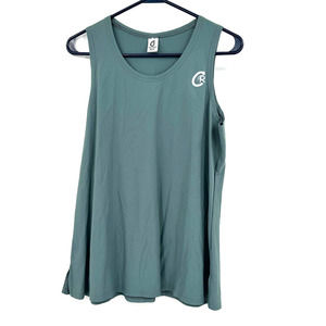 Cool Riders size adult large tank top riding gear horse‎ green
